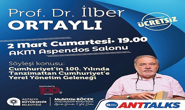 ANTTALKS’ın konuğu İlber Ortaylı