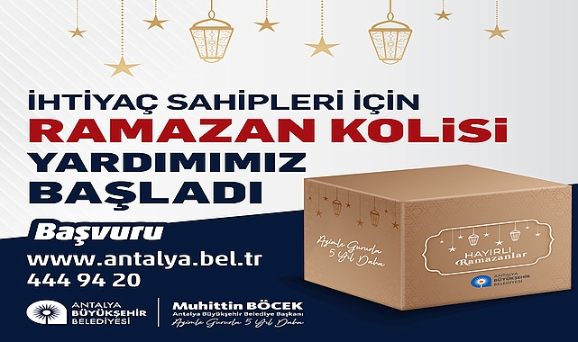 Başkan Böcek'ten Gıda Kolisi