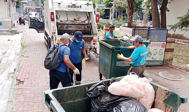 BAYRAM BOYUNCA 5 BİN 239 TON ATIK TOPLANDI