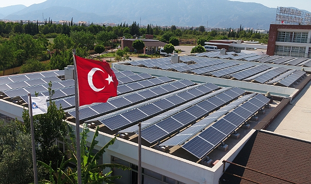 ANTALYA BÜYÜKŞEHİR BELEDİYESİ ENERJİSİNİ GÜNEŞTEN ALIYOR