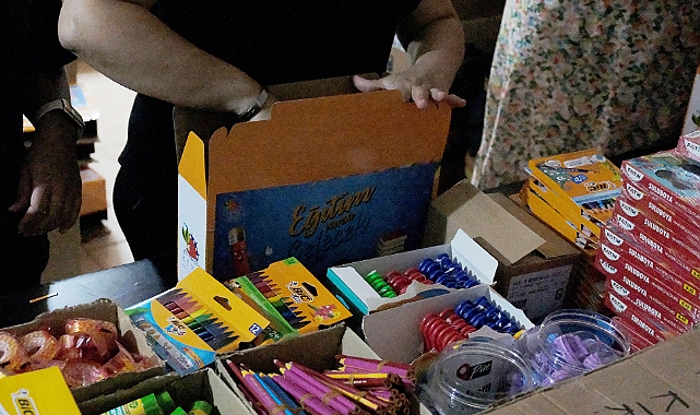 KIRTASİYE MALZEMELERİNİN DAĞITIMI TAMAMLANDI