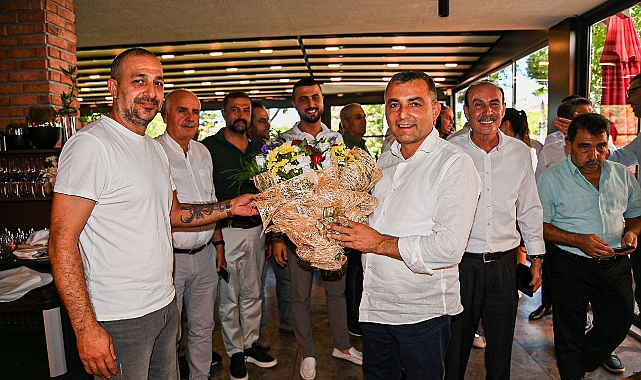 ODA BAŞKANLARIYLA KAHVALTIDA BULUŞTU