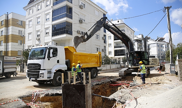 BÜYÜKŞEHİR’DEN GEBİZLİ’DE ALTYAPI ÇALIŞMASI