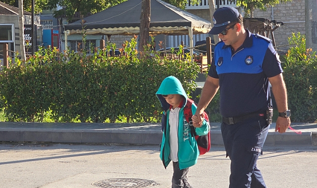 MİNİKLER OKUL YOLUNDA ZABITAYA EMANET