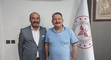 PROF. DR. BEHZAT ÖZKAN'A HAYIRLI OLSUN ZİYARETİ