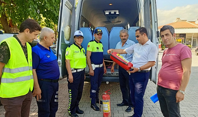 OKUL SERVİSLERİ DENETLENDİ