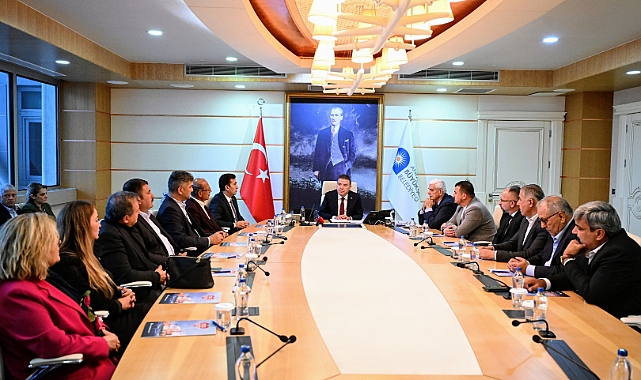 MUHTAR TEMSİLCİLERİYLE BİR ARAYA GELDİ