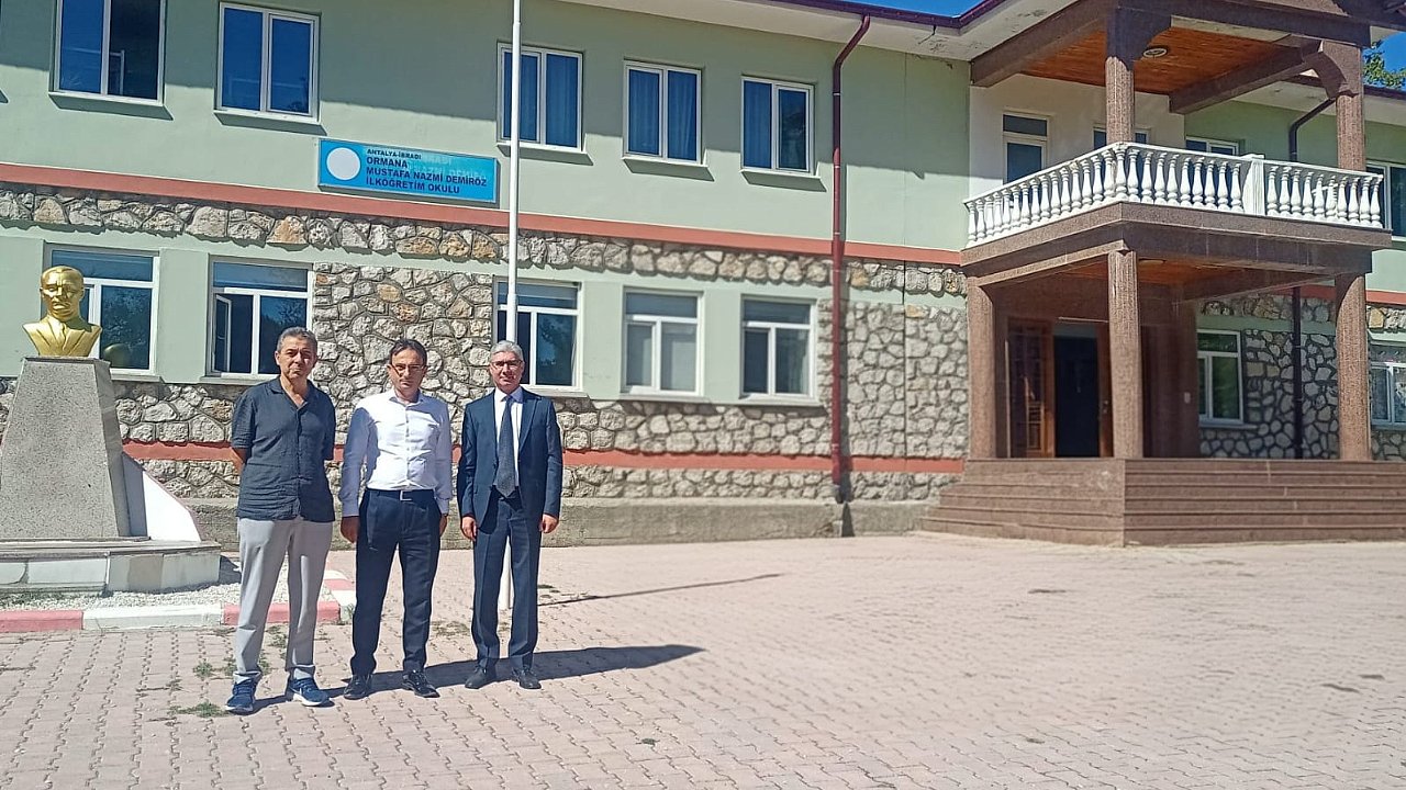 ANTALYA VAKIFLAR BÖLGE MÜDÜRLÜĞÜ’NDEN İBRADI’DAKİ OKULLARA ANLAMLI DESTEK