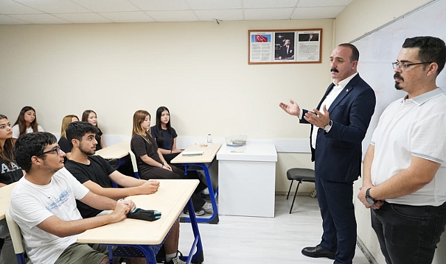 BAŞKAN KOTAN ETÜT MERKEZİ’NDE GENÇLERLE BULUŞTU