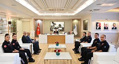 BAŞKAN VEKİLİ ÖZDEMİR İTFAİYE HAFTASI’NI KUTLADI