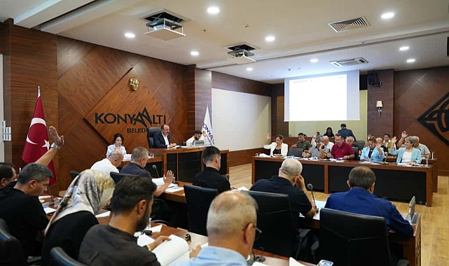 KONYAALTI BELEDİYESİ’NİN 2026 BÜTÇESİ ONAYLANDI