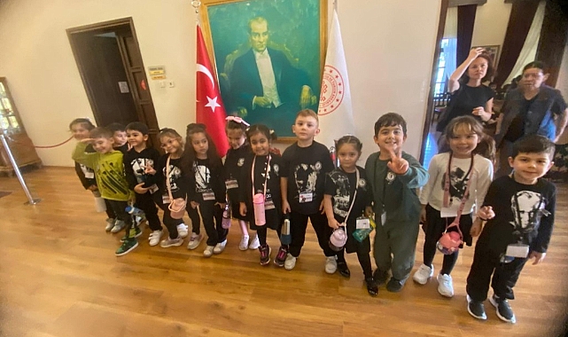 KONYAALTI'NIN MİNİKLERİNDEN ATATÜRK’ÜN EVİNE ZİYARET