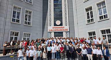 Afyonkarahisar İl Milli Eğitim Müdürü'ne veda programı