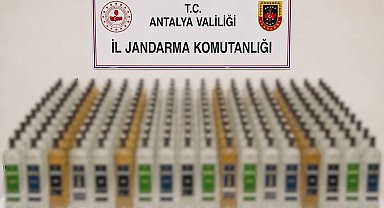 Alanya ve Manavgat'ta kaçak içki operasyonu