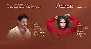 Altın Portakal'ın Genç Başarı Ödülleri Cem Yiğit Üzümoğlu ve Leyla Smyrna Cabas'a