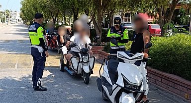Antalya'da yoğunlaştırılmış motosiklet trafik denetimi