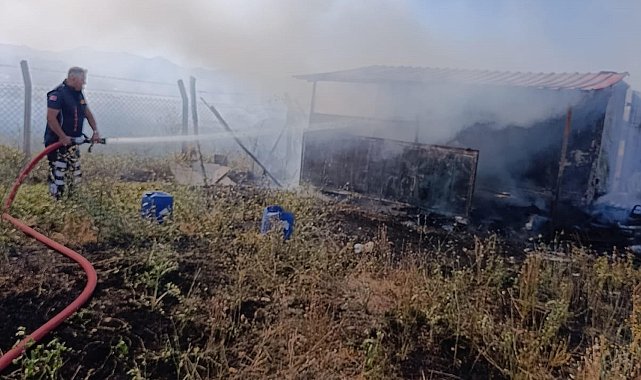 Barınak yangında kullanılamaz hale geldi