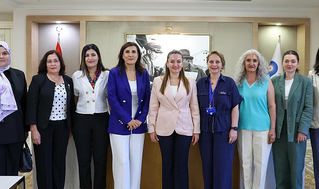 Başkan Vekili Özdemir'e Kadın Dostu Kentler III Programı heyetinden ziyaret