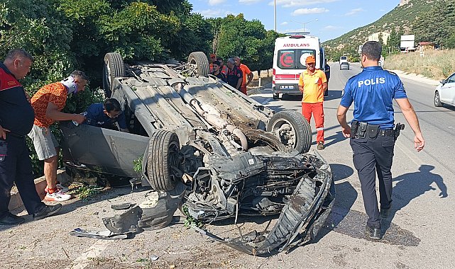 Burdur'da kaza: 2 yaralı