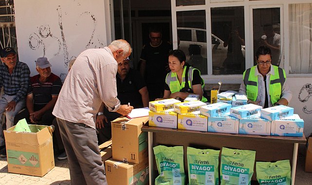 Büyükşehir'den selden etkilenen üreticilere destek