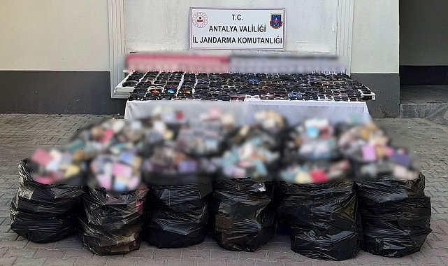 Jandarmadan gümrük kaçağı ürün operasyonu