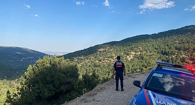 Jandarmadan ormanlık alanlarda yangın riskine karşı yoğun denetim