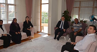 Kaymakamdan şehit kabirleri ve ailelerine ziyaret