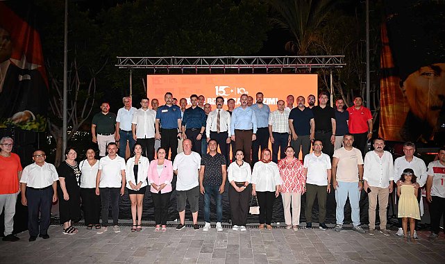 Kemer'de 15 Temmuz anma programı