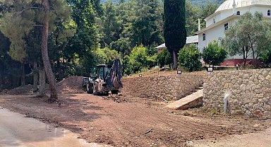 Kemer'de altyapı çalışmaları