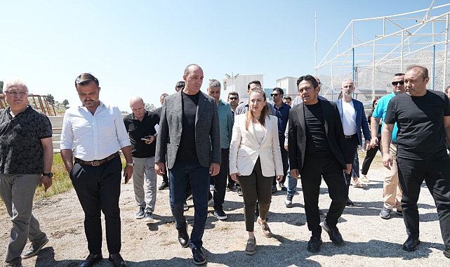 Kotan ve Özdemir, Feslikan Yağlı Pehlivan Güreşleri hazırlıklarını inceledi