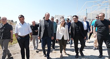 Kotan ve Özdemir, Feslikan Yağlı Pehlivan Güreşleri hazırlıklarını inceledi