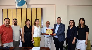 Mali müşavirlerden vergi dairesi müdürüne veda