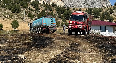 Otluk yangını söndürüldü