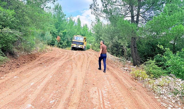 Yayla yollarında bakım çalışmaları
