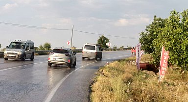 Yola dökülen yakıt kazaya neden oldu